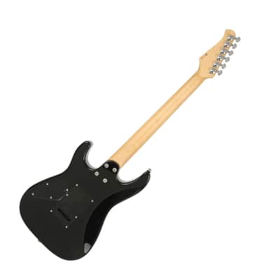 Swing Modern K Emerald Green Quilted Maple Top Mahogany Matching Headstock Strat image 2