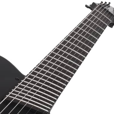 Schecter PT-7 MS Black Ops Satin Black Open Pore image 10
