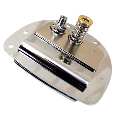 NEW Guitar Tremolo Tailpiece For Jazzmaster® Jaguar® w/ Arm - CHROME image 2
