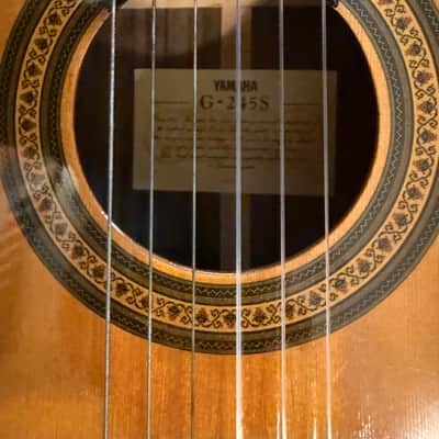 Yahama G-245S Vintage Classical Acoustic Guitar w/Hard Case - Excellent Condition image 5