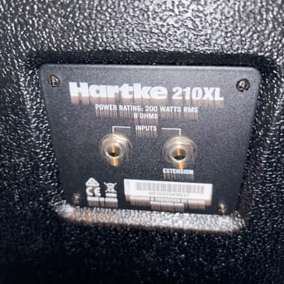 Hartke 210XL V2 200-Watt 2x10" Bass Speaker Cabinet 2019 - Present - Black image 4