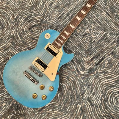 Epiphone Les Paul Traditional Pro IV  - Worn Pacific Blue image 3