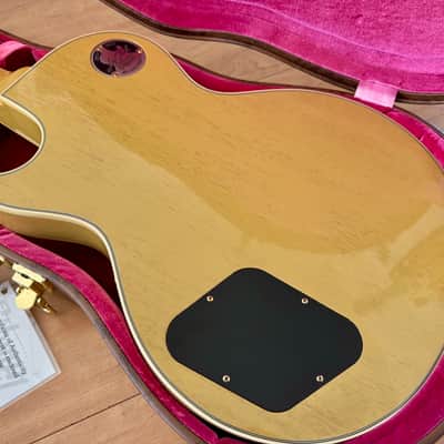 (2022) Gibson Custom Shop M2M '54 Les Paul Custom Reissue - VOS TV-Yellow image 14
