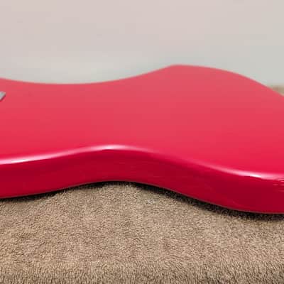 Fender  Squier Loaded Jazz Body / 1994 Black Label / Torino Red / Rare USA Body image 13