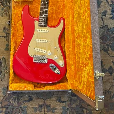 Fender Mark Knopfler Artist Series Signature Stratocaster 2011- Hot Red image 3