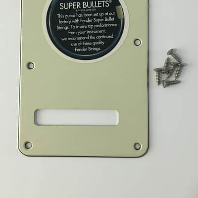 Genuine Fender USA Guitar Rare Right Hand Mint Green Back Plate Cover Strat MIM image 1