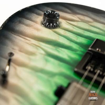 Mayones Regius 7 Baritone Evertune 2023 - Galaxy Eye Green Gloss image 14