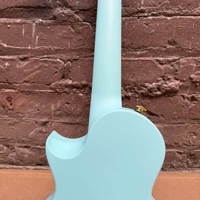 Enya Nova U Mini Soprano Ukulele 21" Carbon Fiber – Seafoam Blue – Good Condition – No Case image 11