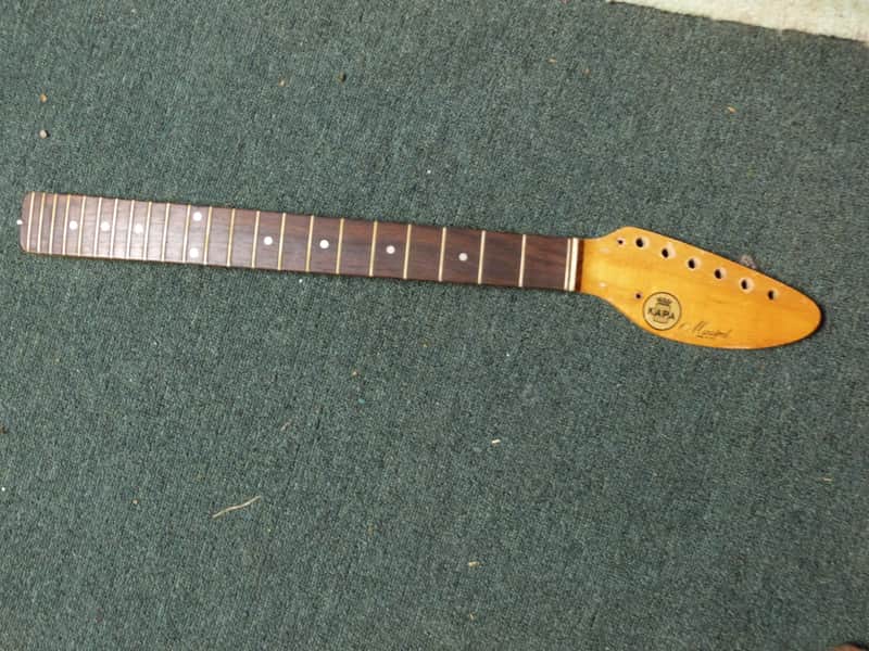 Kapa Minstrel guitar NECK natural image 1