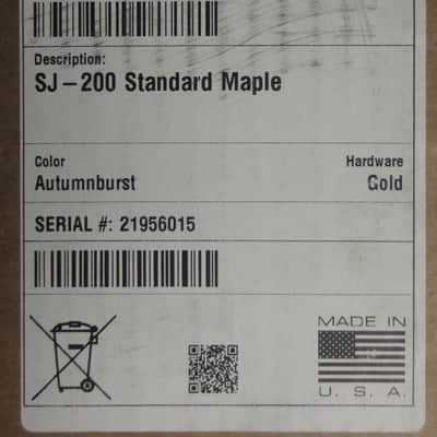 Gibson SJ-200 Standard Maple 2026 Autumnburst image 11