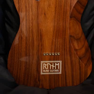 Custom T-Style Floral-carved Walnut, with case, roasted maple neck, Fender hardware, Seymour Duncan pickups 2025 - Gloss (Tru-Oil) image 10