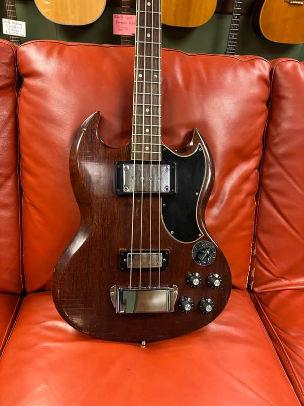 1971 Gibson EB-3 with Slotted Headstock Cherry image 1