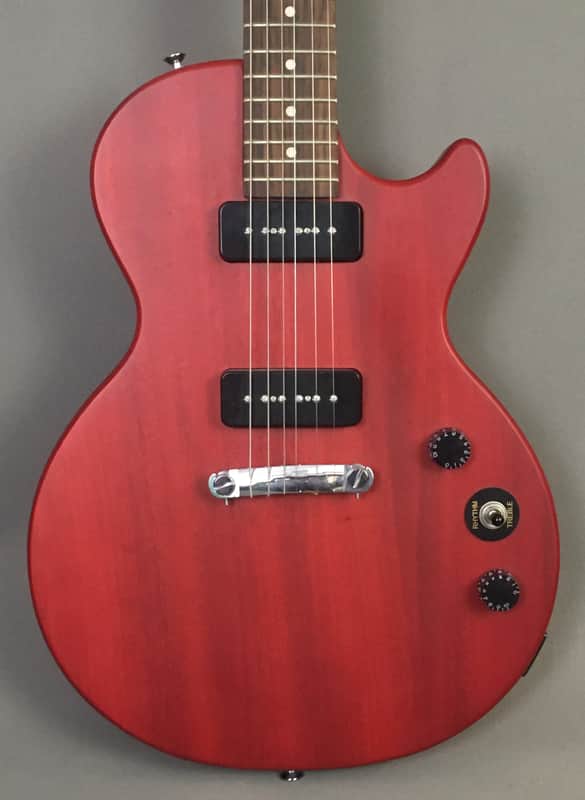 Epiphone Les Paul LP Special Model Single Cut Cherry Red Translucent Dual All Original P90s HSC image 1
