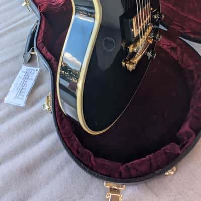 Gibson Custom Shop 1960 Reissue Les Paul Custom Black Beauty 50th Anniversary Gold Book 2010 - Black image 8