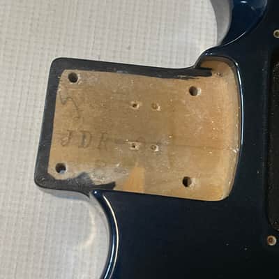 1990's Japan Jackson JDR-94 Concept Dinky Blue Guitar Body Floyd Ready image 12