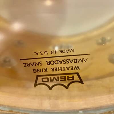 Slingerland Gene Krupa Radio King 6.5x14"  8-Lug 3-Ply Maple Shell Snare Drum 3-Pt Strainer 1940s White Marine Pearl image 7