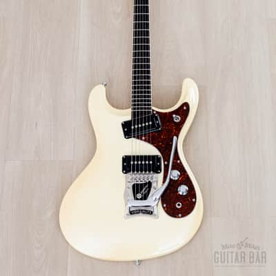 2000s Mosrite Super Custom ‘65 Ventures Model Pearl White, Near-Mint w/ Vibramute, Japan Kurokumo image 2
