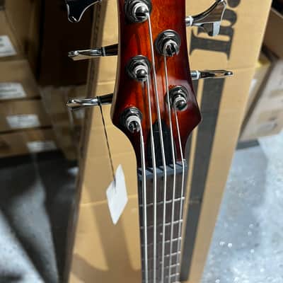 Ibanez Standard SR405E 5-string Bass Guitar - Dragon Eye Burst image 4