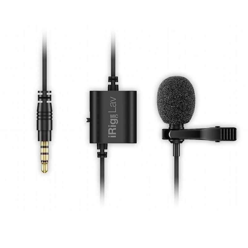 IK Multimedia iRig Mic Lav Mobile Condenser Lavalier Mic image 1