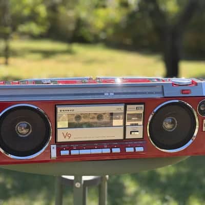 Sanyo MR-V9 Rare Vintage Boombox Serviced Working Stereo Cassette Warranty image 9