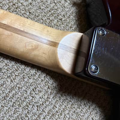 Warmoth Custom Tele Shaped Electric Guitar Vintage Burst image 18