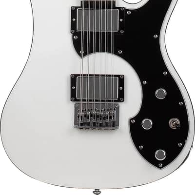 Schecter Stargazer 12-String Electric Guitar, Ebony Fingerboard, Gloss White