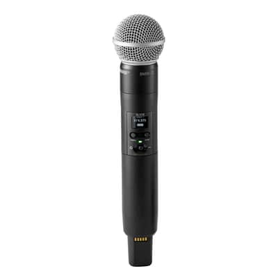 Shure SLXD25/SM58 Portable Digital Wireless Handheld System with SLXD2 Handheld Transmitter with SM58 legendary Cardioid Dynamic Vocal Microphone and SLXD5 Single-Channel Portable Receiver, 514-558MHz image 3