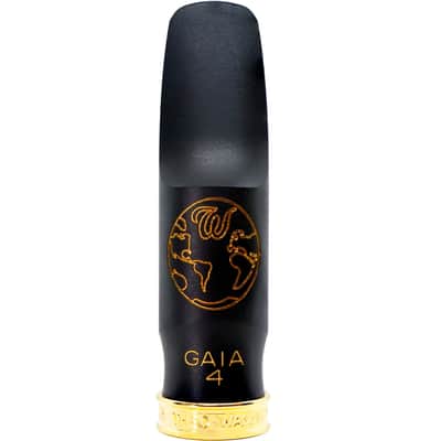 Theo Wanne GAIA 4 Alto Saxophone Hard Rubber Mouthpiece-8 (0.086") - Hard Rubber image 1