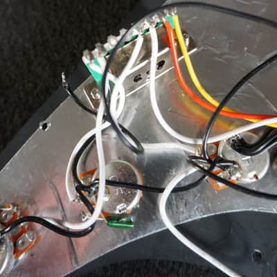 Black Loaded Stratocaster Pickguard image 6
