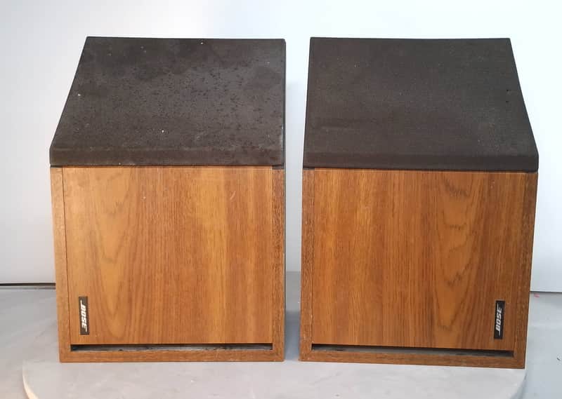 Bose 2.2 Bookshelf Speakers Pair Vintage HiFi Stereo Home Audio Walnut image 1