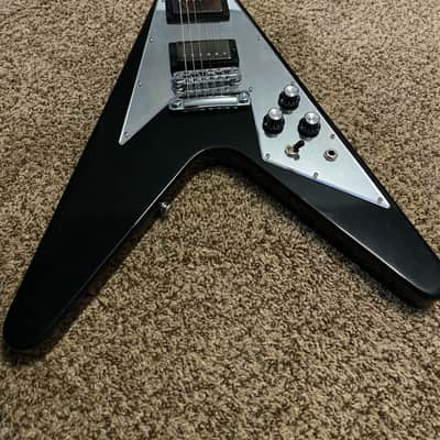 2022 Gibson Flying V Ebony Mirror Limited Edition (Sanded Neck) image 3