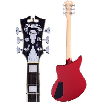D'Angelico Premier Series Bedford SH Electric Guitar With Offset Stopbar Tailpiece Regular Oxblood image 4
