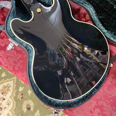FGN MSA-HP-C Masterfield HH Semi-Hollow Body with Ebony board 2024- Ebony lacquer image 7