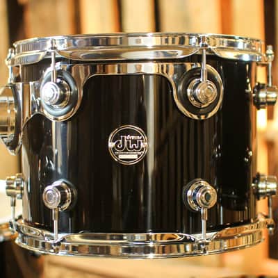DW Performance Piano Black Lacquer 5pc Drum Set - 18x22, 8x10, 9x12, 12x14, 14x16 image 5