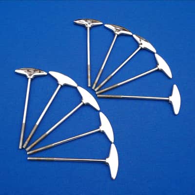 Sonor Teardrop Champion T-rods Tension Rods Bass Drum Lot of 10 Vintage image 1
