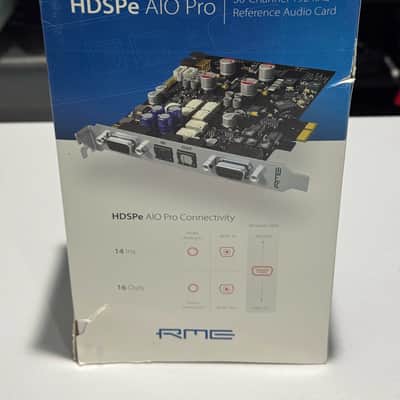 RME HDSPe AIO Pro PCIe Audio Interface with Various Cable Adapters and OWC TB3 Enclosure image 1