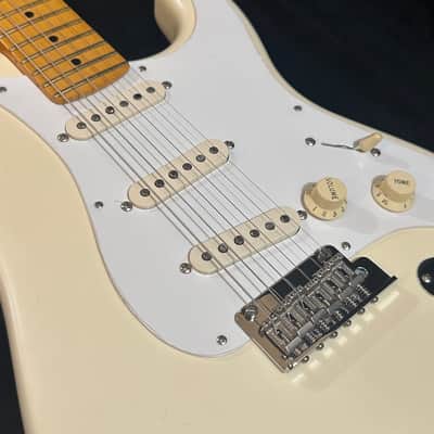 Fender American Lincoln Brewster Stratocaster USA Electric Guitar 2024 - Olympic Pearl image 13