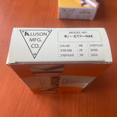 Kluson Left 6 On A Plate Tuning Machines KD-6TP-NM image 2