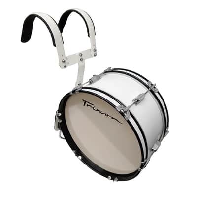Trixon Junior Series II Marching Bass Drum – White image 3