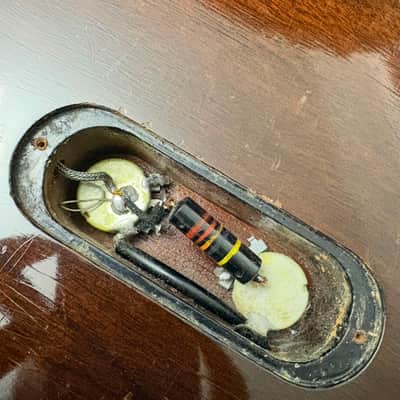 Vintage 1956 Gibson Les Paul Junior Sunburst w/Original Alligator Case All Original Bild 10