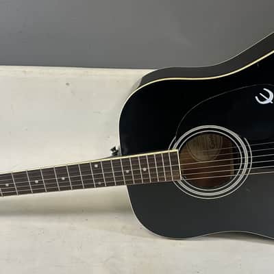 Epiphone DR-100 EB 2010s - Black image 1