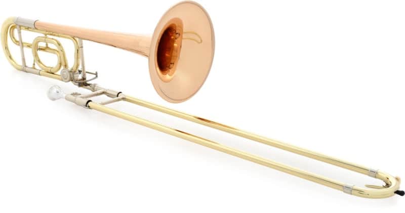 C.G. Conn 52H Intermediate Trombone - F Attachment - Rose Brass Bell - Clear Lacquer (CONN52Hd1) image 1