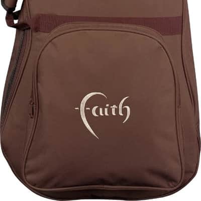 Faith Nomad Mini-Neptune Electro - Trembesi All Solid Travel Electro Acoustic Guitar & Gigbag image 3