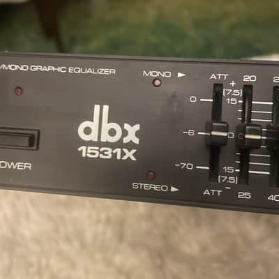 dbx 1531X Stereo / Mono Graphic Equalizer 1990s - Black image 2
