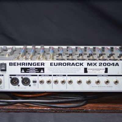 Behringer Eurorack MX2004A 20-Channel Mic / Line Mixer 2000s - Silver image 2