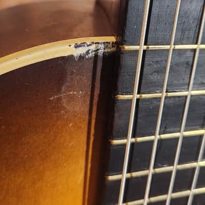 Harmony OR Kay? Vintage 1960s Pineapple Shaped Guitar Just Restored image 6