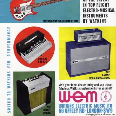 Watkins WEM Copicat MKII 61’ RARE image 23