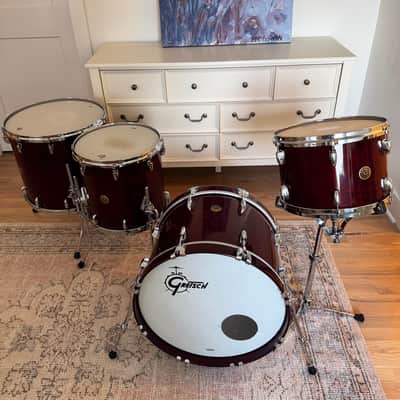 Gretsch USA Custom, Rosewood Gloss Lacquer, 14x20, 9x13, 14x14, 16x18 image 1