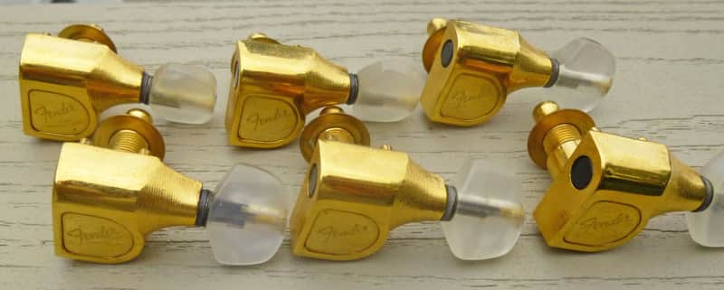 Straplocks Schaller Oro Per Strat/Tele Serrature Per Cinturino Chitarra Fender Schaller In Oro - Coppia Originale, Compatibili Con Stratocaster E Telecaster Telepass Clip - Foto 3