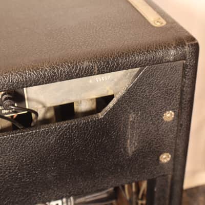 Fender Black Panel Pro Reverb Amp Blackface 2x12" Tube Guitar Combo Amp vintage 1967  LOCAL PICKUP ONLY image 9